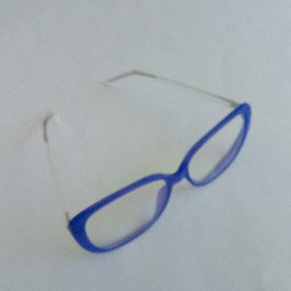 Purple Rim Transparent Temple & Temple Tips Women's Prescription Eye Glasses - Picture 6 of 15